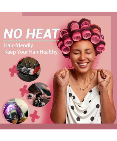 PandyCare 32 PCS Hair Roller Set for Long & Short Hair - No Heat, Hair-friendly, Natural Effect - Includes Rollers, Clips, Comb, Storage Bag - Buy Online on GoSupps.com
