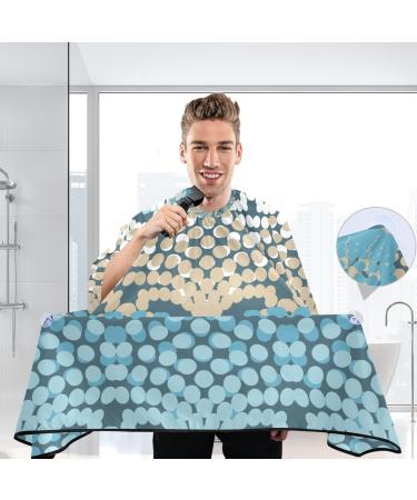 Waterproof Barber Cape - Wave Point & Cheetah Haircut Bib for Men & Women | Unisex Hair Cutting Cape | Premium Quality & Durable Design - Buy Online on GoSupps.com