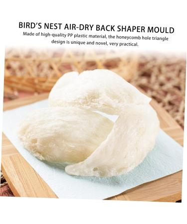 COHEALI 6pcs Bird's Nest Shaper Honeycomb Mold DIY Cubilose Molds Triangle Cubilose Shaping Mold Non Stick White 9X6X4.5CM - Buy Online on GoSupps.com