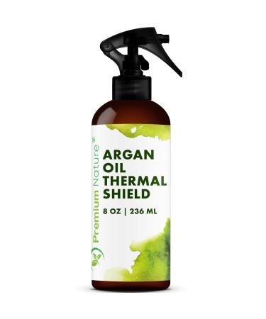 Argan Oil Hair Protectant Spray - Thermal Heat Flat Iron Straightening Protectors For Styling Treatment Against Hot Blow Hair Dryer Natural Prevents Damage Dryness Breakage Split Ends Protection Spray 8 Fl Oz (Pack of 1) - Buy Online on GoSupps.com