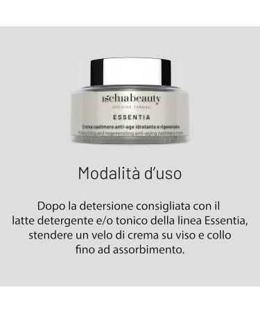  Ischia Beauty Cashmere-Hydro Cream 24H 50ml | Cashmere protein makes skin smoother and softer | Moisturizing and rejuvenating cream | Reduces wrinkles thanks to hyaluronic acid | Thermal cosmetics from Ischia - Buy Online on GoSupps.com