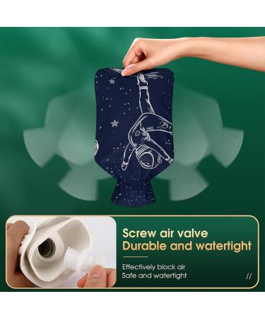 Hot Water Bottle With Lid - Ballet Pose Rubber Hot Water Bag for Pain Relief Cramps Foot Warmer & Hot/Cold Therapy - International Shipping Available - Buy Online on GoSupps.com