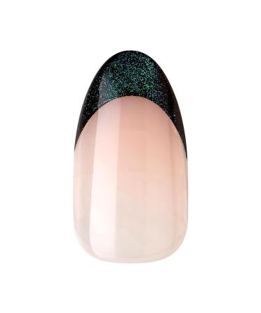 Buy KISS imPRESS No Glue Mani Press-On Nails | Premium Visions Green Almond Shape Medium Size - 30 Nails + Prep Pad & More - Buy Online on GoSupps.com