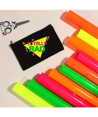Tintnut Neon PU HTV 12x10 inch - 10 Sheets, 5 Assorted Colors | Easy Weed Iron on Vinyl Bundle for DIY T-Shirts - Buy Online on GoSupps.com