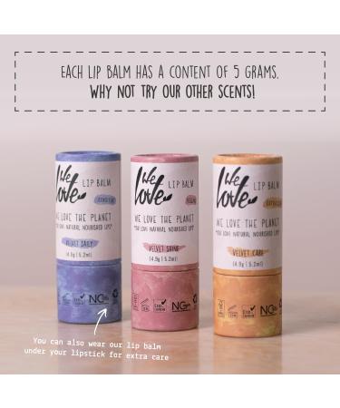 We Love The Planet Lip Balm Velvet Shine - Eco-Friendly Moisturizing Lip Care 4.9g | Natural Ingredients for Soft Lips - Buy Online on GoSupps.com