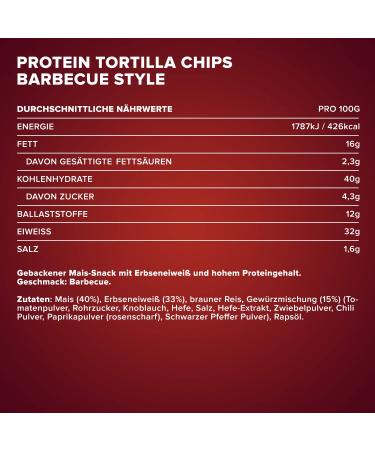 IronMaxx Vegan Tortillas - High Protein Barbecue Style | Low-Fat Gluten-Free Snack 60g - Buy Online on GoSupps.com