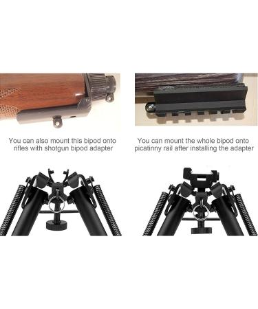 Pinty Tactical Rifle Bipod | Picatinny Rail Compatible | Adjustable Height | Hardened Steel & Aluminum - Buy Online on GoSupps.com