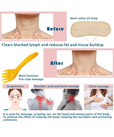 Beauty Face Sculpting Sleep Mask & V Line Lifting Mask with Castor Oil Pack - Double Chin Reducer & Thyroid Neck Wrap for V Line Shaping - Buy Online on GoSupps.com