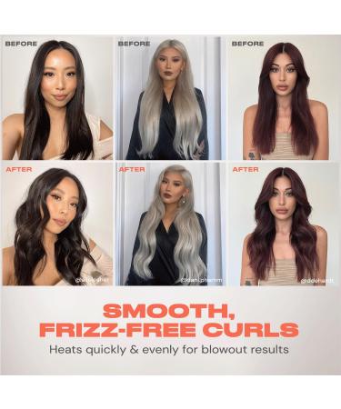INH Extra Long Oval Barrel Curling Iron - Tourmaline Ceramic Ionic Technology for Luxurious Curls | Frizz-Free Z-Formation Wand - Buy Online on GoSupps.com