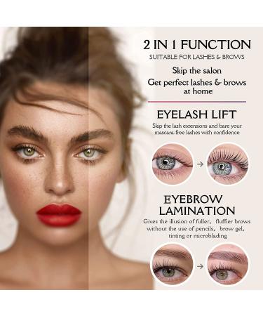 PERMANIA Eyelash Perm Kit & Brow Lamination 2-in-1 - C Curling Wave - Salon Quality Results at Home - Buy Online on GoSupps.com