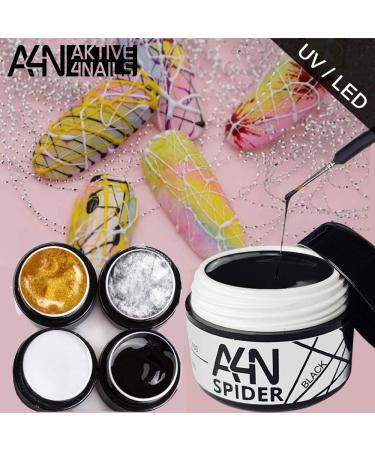 Spider-Gel BLACK - Professional UV/LED Gel for Perfect Straight Lines | International Shipping - Buy Online on GoSupps.com