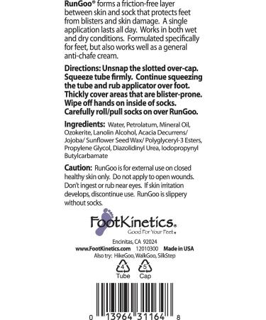 RunGoo Blister Prevention Cream - 5.5 oz - Foot Care Solution (Pack of 1) - Buy Online on GoSupps.com