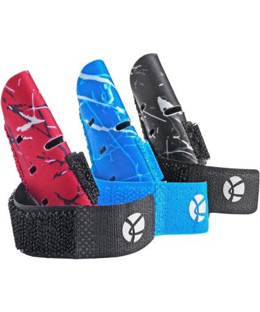 Buy Kuangmi Finger Sleeve Support Protector for Sports Injuries - Black L/XL | International Shipping Available - Buy Online on GoSupps.com