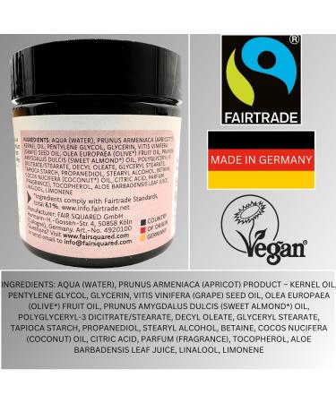 FAIRTRADE 24h Face Cream 3.38 Oz | Natural Moisturizer with Apricot Olive & Grape | Nourishing & Suitable for All Skin Types - Buy Online on GoSupps.com