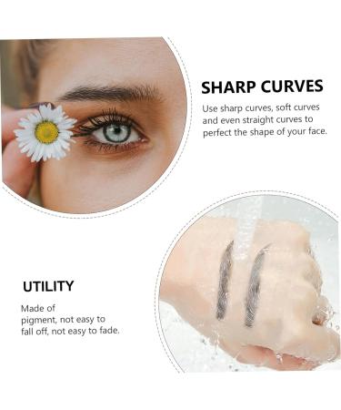 PLAFOPE 10 Sheets Imitation Eco Eyebrow Sticker Beauty Eyebrow Stickers Transfer Stickers - Buy Online on GoSupps.com
