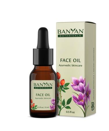 Banyan Botanicals Face Oil Luxurious Ayurvedic Face Oil Clean Skincare with Rosehip Oil and Jojoba Oil for Skin that Glows 0.5 oz Non-GMO Cruelty Free Paraben & Phthalate Free