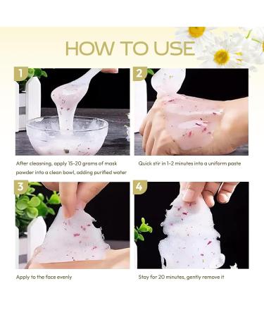 GEN C B AUTY Jelly Mask Set - Hydrating Chamomile Jelly Mask Powder for Spa & Home Use - International Shipping Available - Buy Online on GoSupps.com