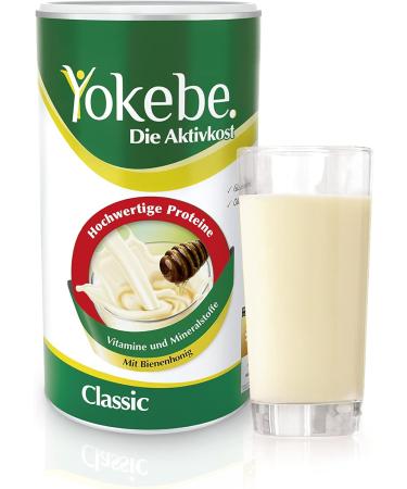 YOKEBE Classic Start Package with Shaker - 500g Gluten-Free Vegetarian Protein for Weight Loss - 12 Portions High-Quality Diethake Set - Buy Online on GoSupps.com