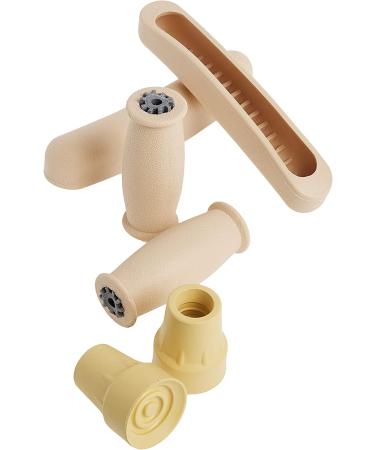 Drive Medical Crutch Accessory Replacement Kit - Tan| Buy Online Now - Buy Online on GoSupps.com