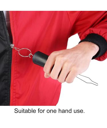 Button Hook and Zipper Pull Button Hook Helper for Easy Button and Fastener One Hand Buttons Aids Button Assist Device with Wide Handle for Disabled Arthritis Limited Dexterity - Buy Online on GoSupps.com