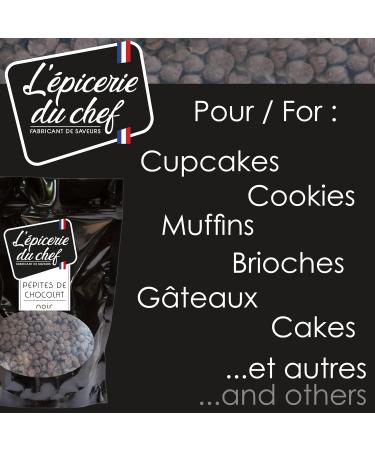  L' picerie du chef Epicerie du Chef Dark Chocolate Chips 500 g - Buy Online on GoSupps.com