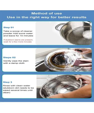 Foam Rust Remover Kitchen All-Purpose Cleaning Powder Kitchen Clean All Purpose Cleaning Foam Heavy Duty Degreaser Cleane (1PCS) - Buy Online on GoSupps.com