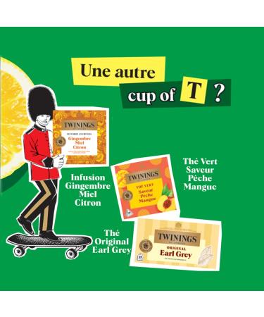 Twinings - Th Vert saveur Citron - 27 Sachets - D guster Chaud ou Froid - Buy Online on GoSupps.com