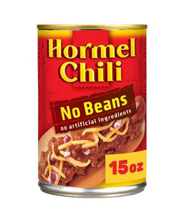 Hormel Chili No Beans, 15 Ounce (Pack of 12)