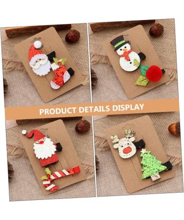 Beavorty Antlers Hair Clips 24 Sets Christmas Suit Hairpin Hair Clips for Hair Set Decor Hairpin Christmas Hair Snap Clips Christmas Hairpin Party Hair Clips Sequins - Buy Online on GoSupps.com