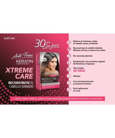 KATIVA Keratin Antifrizz Conditioner - 30 Days Extreme Care 285ml | Smooth & Frizz-Free Hair - International Shipping Available - Buy Online on GoSupps.com