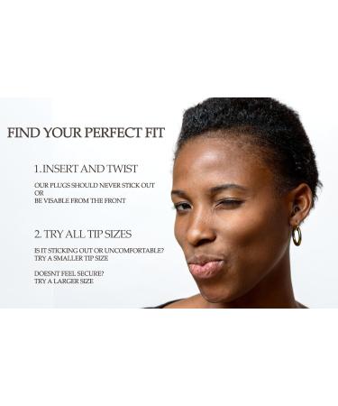 Noise Reduction Ear Plugs - Reusable Comfort-Fit Earplugs for Sleeping & Sound Block Black - Buy Online on GoSupps.com