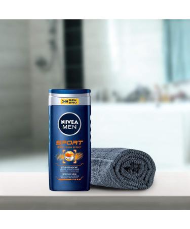  NIVEA MEN Nivea Men Shower Gel for Body Face and Hair Sports Bottle Pack of 3 (3 x 500 ml) - Buy Online on GoSupps.com