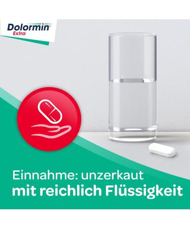 Dolormin Extra Film-Coated Tablets 50 Pcs | Fast Pain Relief | International Shipping - Buy Online on GoSupps.com