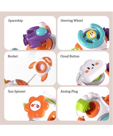 Raripida Montessori Toys - 6 in 1 Motor Cubes for 1 Year Olds | Travel Toys & Baby Gifts for Boys & Girls Age 1 to 4 - Buy Online on GoSupps.com