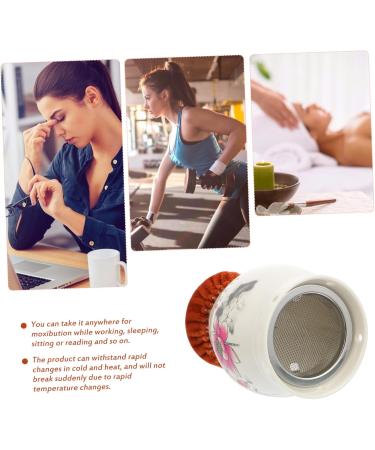 Minkissy Ceramic Moxibustion Cup Set - Multi-Purpose Suction Massage Tool | White Ceramic | Universal Equipment 10x6.5x6.5cm - International Shipping Available - Buy Online on GoSupps.com