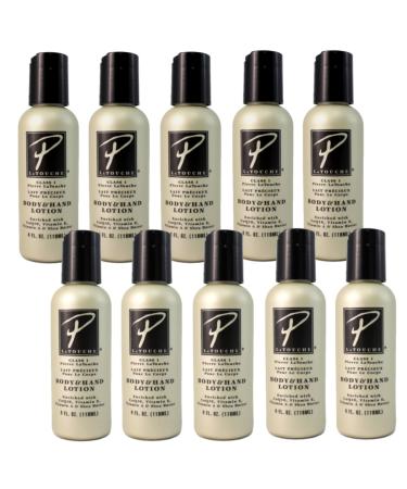 Pierre La Touche Body & Hand Lotion 4 oz. (Pack of 10) No Grease Lotion for Women & Men - Shea Butter Lotion for Dry Skin