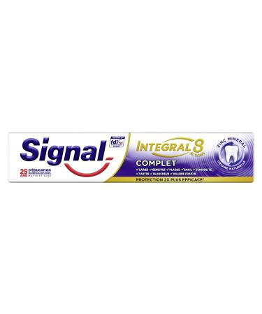 Signal Integral 8 toothpaste antibacterial formula with zinc protection caries reinforced gums enamel action white breath Freshly Atm anti-plaque & anti-cold 75 ml