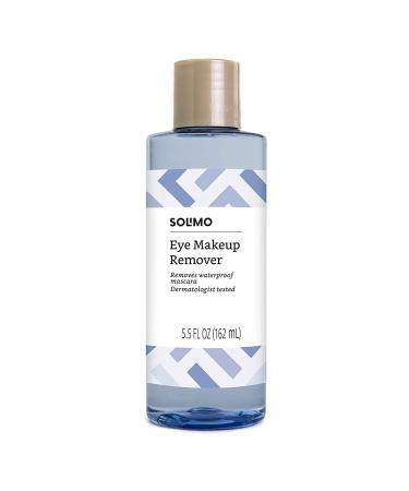 Solimo Eye Makeup Remover - Dermatologist Tested, 5.5 fl oz (Pack of 4) - Removes Waterproof Mascara | Amazon Brand - Buy Online on GoSupps.com