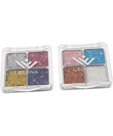 Beavorty 6 Pcs Glitter Eye Makeup Eye Glitter Makeup Sparkle Eyeshadow Eye Shadows Chunky Glitter Eyeshadow Assorted Colorx3pcs 6.00X6.00X1.00CMx3pcs - Buy Online on GoSupps.com