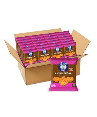 Goodie Girl | Brown Sugar Crunchy Oat Flour Cookies | Certified Gluten Free | Kosher | 0.75 oz. Pack | 24 Individually Wrapped 100 Calorie Packs 24 Count (Pack of 1)
