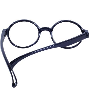 Shop Stylish Children's Blue Light Filter Glasses - UV Block TR90 Round Frame Anti-Slide Band & Case for Young Girls - Buy Online on GoSupps.com