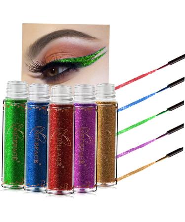 TOVINANNA 3pcs Women Shadow Cosmetic Liquid Eyeshadow Liquid Glitter Eyeliner Pearlescent Miss Metal - Buy Online on GoSupps.com