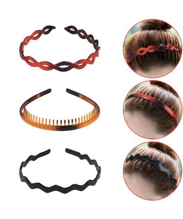 XIMA 12PCS Plastic Hair Comb Headbands for Women - Non slip Braided Thin Hair Band with Teeth - Hair Loops Accessories for Girls - Buy Online on GoSupps.com