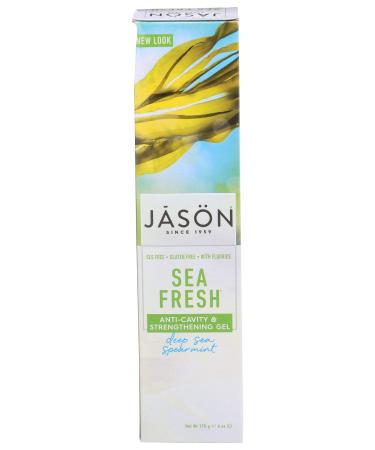 JASON Sea Fresh Anti-Cavity & Strengthening Gel 6 Ounce Tube