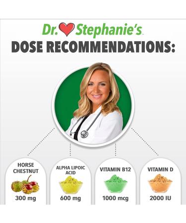 Nerve Miracle Maximum Strength Supplement - Dr. Stephanies Nerve Health Support - Alpha Lipoic Acid ALA and Vitamin B12 - 60 Count - Buy Online on GoSupps.com