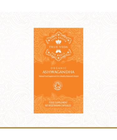 Organic Ashwagandha Vegan Capsules | Certified by Soil Association | 100% Natural KSM-66 Supplement | Made in UK | 60 Pills - Buy Online on GoSupps.com