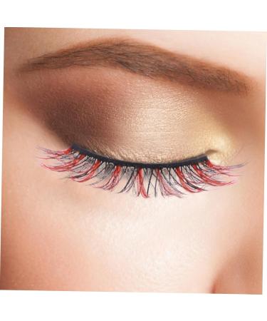 20 Pairs Colored False Eyelashes Fake Eyelashes Manga Lashes Women Makeup False Eyelashes False Lashes Makeup Supplies Stage Makeup Supply Cosmetics Imitation Miss Girl Extend - Buy Online on GoSupps.com