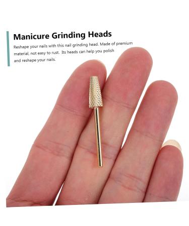 MUSISALY Nail Polisher Electric Grinder Electrical Tools Manicure Drill Tool Polishing Head Manicure Grinding Heads Portable Nail Grinder Nail File Head Drill Bits for Nails Tungsten Steel - Buy Online on GoSupps.com