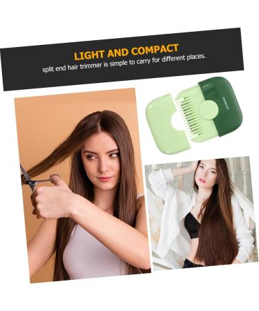 Healvian Portable Manual Hair Thinning for Women Hair Cutting Split End Trimmer with Protection for Home Use Avocado - Buy Online on GoSupps.com