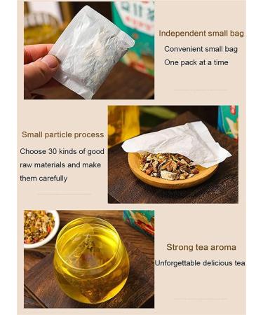 MEPRFROT 18 Flavors Liver Care Tea 18 of Protection Tea Daily Nourishing Tea Nourishing and Protecting Tea Everyday Tea Healthy Function (1 box) 5 g - Buy Online on GoSupps.com